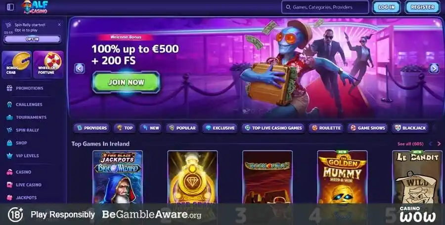 Alf Casino casino review section 3